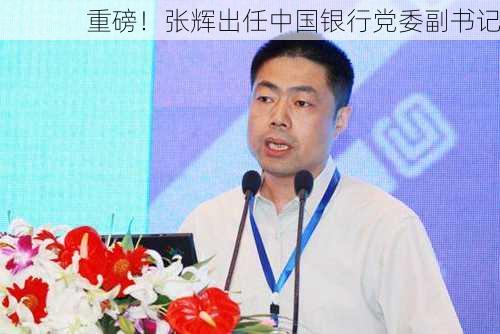 中国银行新任行长张辉，金融领域的新领军人物展望