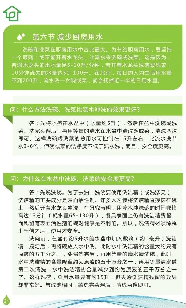 如何在家中实施绿色节水措施